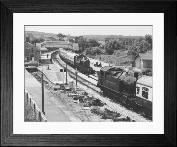Framed Print : Churston station in 1979 Framed Print : Churston station in 1979