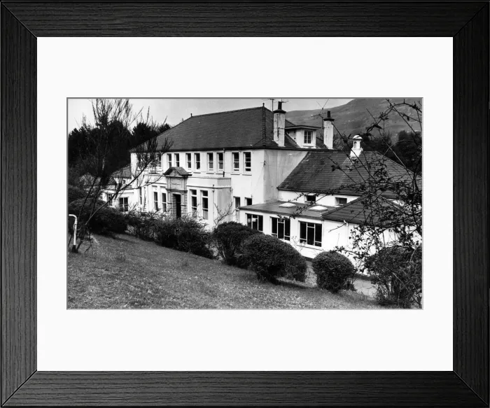 Framed Print : Pentwyn Hospital, overlooking Ton Pentre in the Rhonnda. 29th April 1974 Framed Print : Pentwyn Hospital, overlooking Ton Pentre in the Rhonnda. 29th April 1974