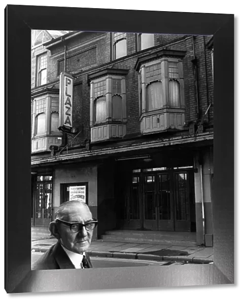 Mr Dick Lewis, manager of the Plaza Cinema in Tonypandy. 26th March 1971