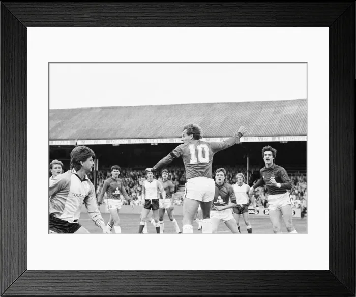Framed Print : Reading 1-0 Bolton, league division three match at Elm Park, Saturday 5th October 1985