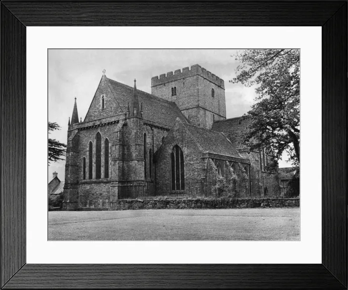 Framed Print : Brecon Cathedral, Brecon, a market town and community in Powys, Mid Wales, 11th June 1968 Framed Print : Brecon Cathedral, Brecon, a market town and community in Powys, Mid Wales, 11th June 1968