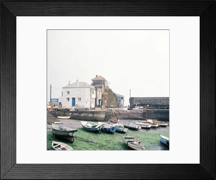 Framed Print : Mevagissey Harbour, Cornwall. 1973 Framed Print : Mevagissey Harbour, Cornwall. 1973
