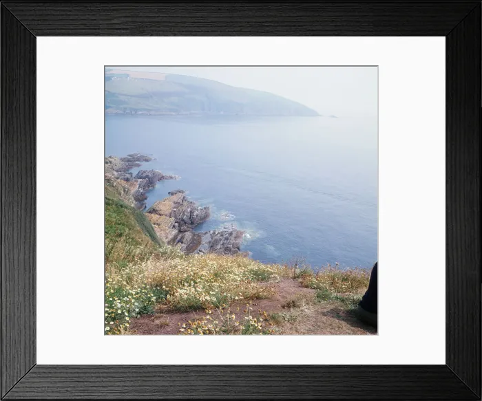 Framed Print : The sea over rocks between Looe and Polperro, Cornwall. 1973 Framed Print : The sea over rocks between Looe and Polperro, Cornwall. 1973