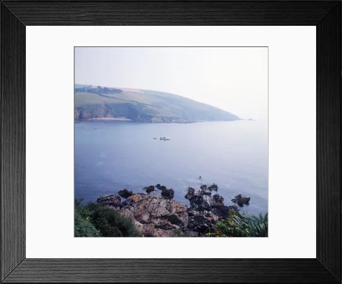 Framed Print : Between Looe and Polperro, Cornwall. 1973 Framed Print : Between Looe and Polperro, Cornwall. 1973