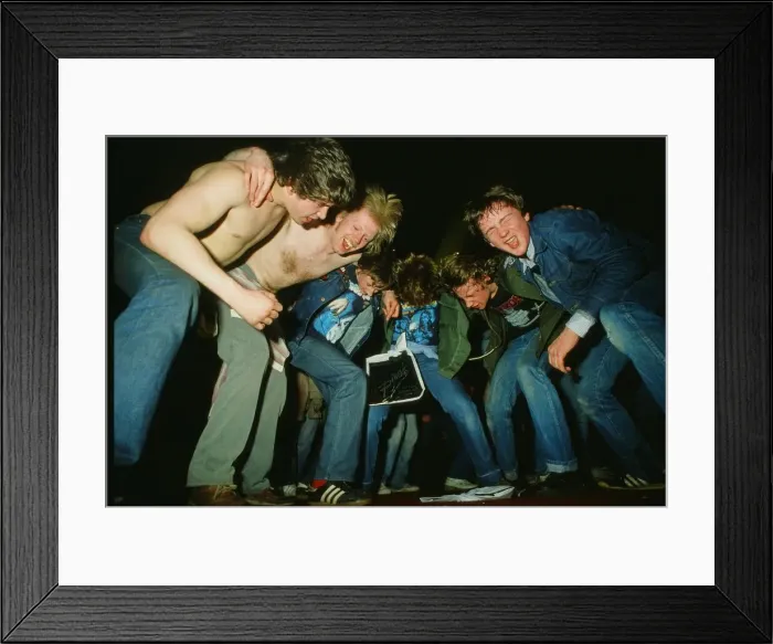 Framed Print : Status Quo, English rock band, onstage in 1981. Picture shows Status Quo Framed Print : Status Quo, English rock band, onstage in 1981. Picture shows Status Quo