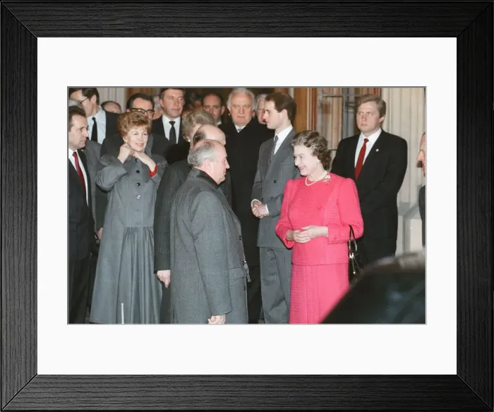 Framed Print : Mikhail Gorbachev, General Secretary of the Central Committee of the Communist Party of