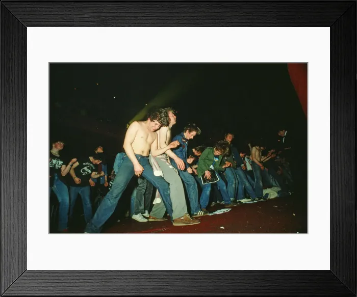 Framed Print : Status Quo, English rock band, onstage in 1981. Picture shows Status Quo Framed Print : Status Quo, English rock band, onstage in 1981. Picture shows Status Quo