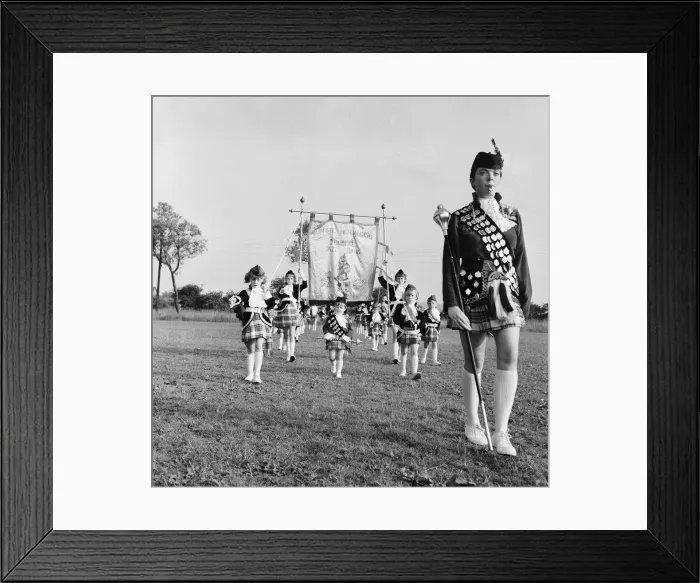 Framed Print : Burnside Highlanders Juvenile Jazz Band, Newcastle, 30th July 1971