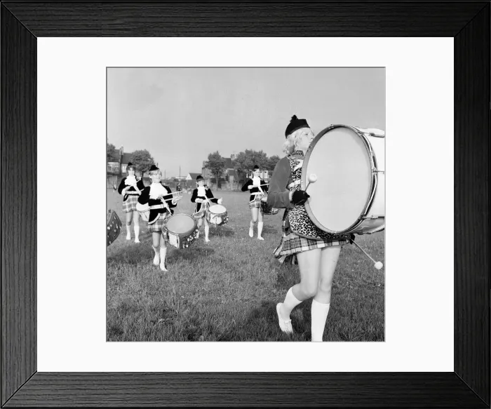 Framed Print : Burnside Highlanders Juvenile Jazz Band, Newcastle, 30th July 1971 Framed Print : Burnside Highlanders Juvenile Jazz Band, Newcastle, 30th July 1971