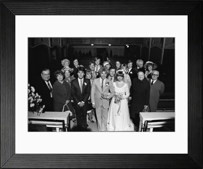 Framed Print : The wedding of Coronation Streets Brian Tilsley and Gail Potter Framed Print : The wedding of Coronation Streets Brian Tilsley and Gail Potter