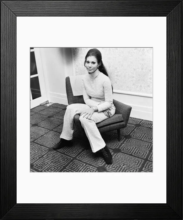 Framed Print : Jennifer Hosten, Miss World 1970, pictured in Newcastle, 10th January 1970 Framed Print : Jennifer Hosten, Miss World 1970, pictured in Newcastle, 10th January 1970