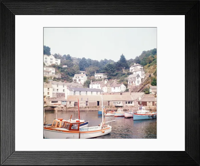 Framed Print : Scenes in Polperro, Cornwall. 1973 Framed Print : Scenes in Polperro, Cornwall. 1973