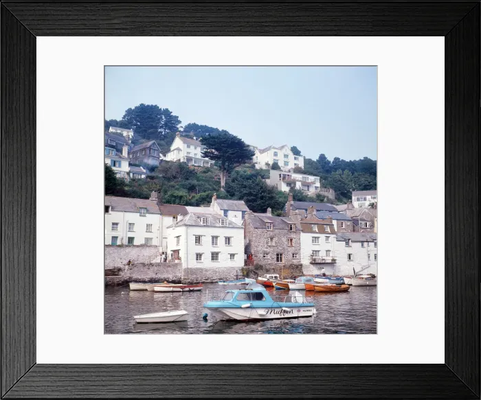 Framed Print : Scenes in Polperro, Cornwall. 1973 Framed Print : Scenes in Polperro, Cornwall. 1973