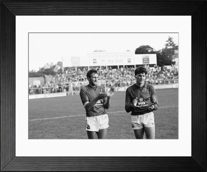 Framed Print : Reading 1-0 Bolton, league division three match at Elm Park, Saturday 5th October 1985