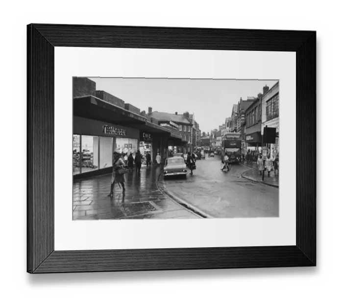 Framed Print : Mothercare in Taff Street, Pontypridd, 6th December 1968 Framed Print : Mothercare in Taff Street, Pontypridd, 6th December 1968