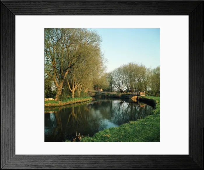 Framed Print : The River Thames at Radcot, Berkshire. 1973 Framed Print : The River Thames at Radcot, Berkshire. 1973