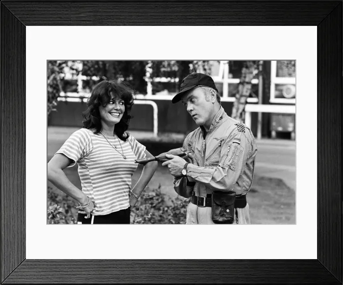 Framed Print : Actor Kenneth Cope and actress Ann Michelle. 28th September 1980 Framed Print : Actor Kenneth Cope and actress Ann Michelle. 28th September 1980