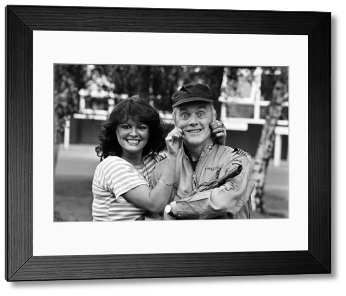 Framed Print : Actor Kenneth Cope and actress Ann Michelle. 28th September 1980 Framed Print : Actor Kenneth Cope and actress Ann Michelle. 28th September 1980