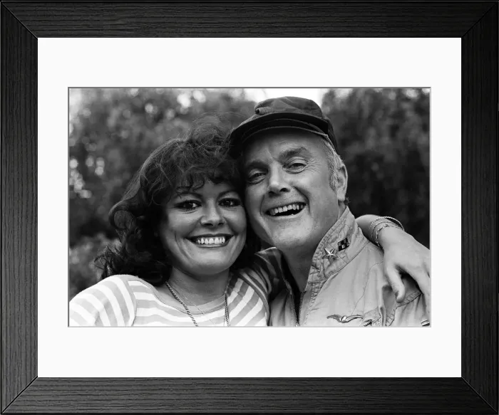 Framed Print : Actor Kenneth Cope and actress Ann Michelle. 28th September 1980 Framed Print : Actor Kenneth Cope and actress Ann Michelle. 28th September 1980