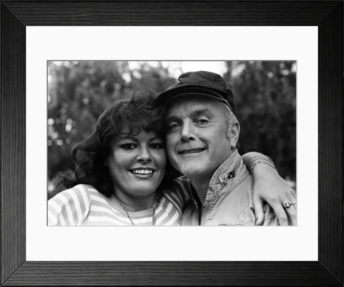 Framed Print : Actor Kenneth Cope and actress Ann Michelle. 28th September 1980 Framed Print : Actor Kenneth Cope and actress Ann Michelle. 28th September 1980