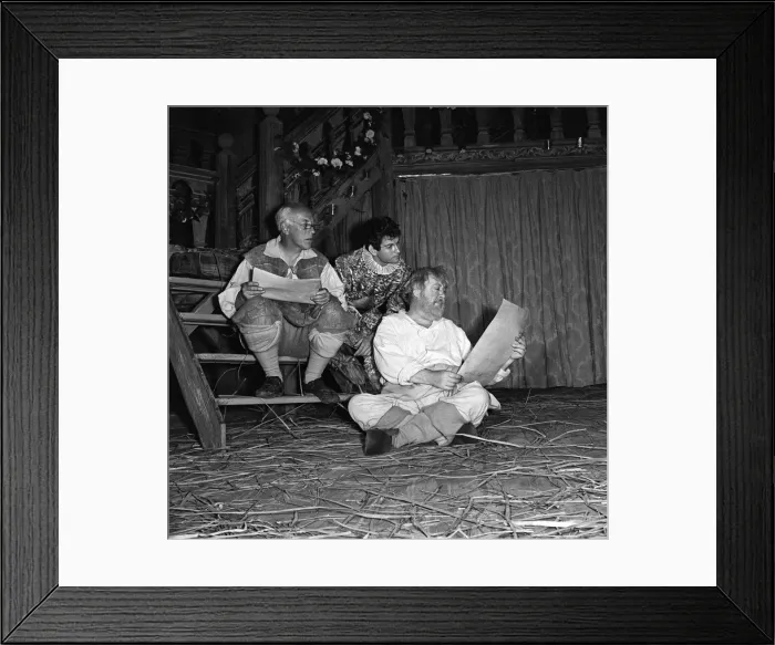 Framed Print : Rehearsals for A Midsummer Nights Dream at the Shakespeare Memorial Framed Print : Rehearsals for A Midsummer Nights Dream at the Shakespeare Memorial
