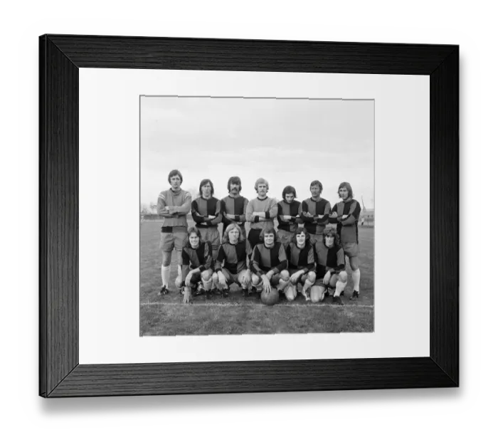 Framed Print : Stockton FC v Long Eaton, 1972 / 73 Season. Midland Counties Football League Match Framed Print : Stockton FC v Long Eaton, 1972 / 73 Season. Midland Counties Football League Match