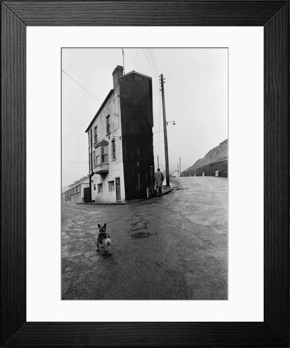 Framed Print : Abertillery, the largest town of the Ebbw Fach valley in what was the historic county of Framed Print : Abertillery, the largest town of the Ebbw Fach valley in what was the historic county of