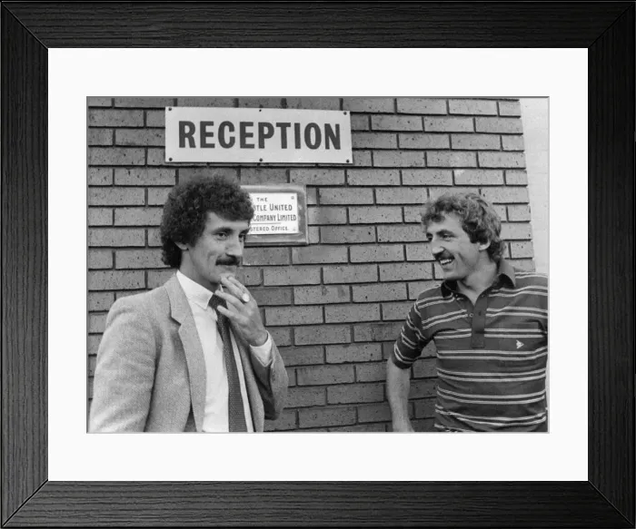 Framed Print : Terry McDermott arrives at St James Park today for his medical, 29th September 1982 Framed Print : Terry McDermott arrives at St James Park today for his medical, 29th September 1982
