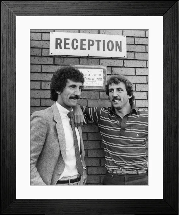 Framed Print : Terry McDermott arrives at St James Park today for his medical, 29th September 1982 Framed Print : Terry McDermott arrives at St James Park today for his medical, 29th September 1982