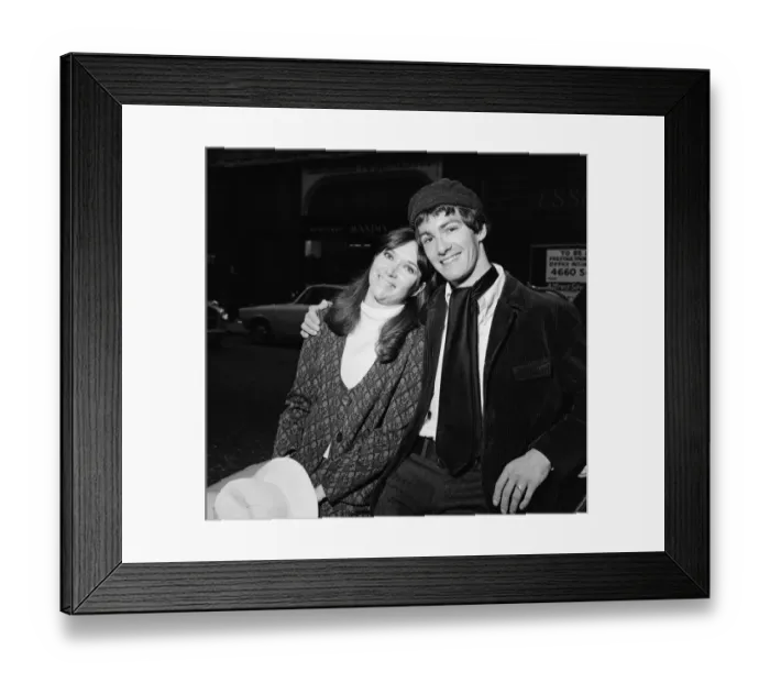 Framed Print : Paul Atkinson, lead guitarist of English pop group The Zombies