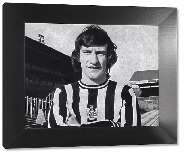 Terry McDermott, Newcastle United player, 13th February 1973. Poor Quality Print