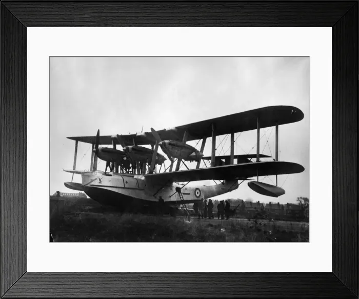 Framed Print : A Blackburn Iris V seen here being handed over to 209 Squadron of the RAF Framed Print : A Blackburn Iris V seen here being handed over to 209 Squadron of the RAF