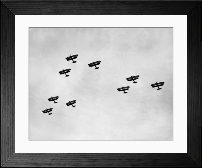 Framed Print : Precision flying demonstrated by Hawker Harts of 57 Squadron of the RAF during the Hendon Framed Print : Precision flying demonstrated by Hawker Harts of 57 Squadron of the RAF during the Hendon