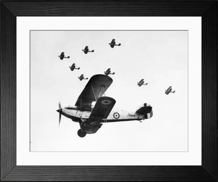 Framed Print : Precision flying demonstrated by Hawker Harts of 18 Squadron of the RAF 25th June 1933 Framed Print : Precision flying demonstrated by Hawker Harts of 18 Squadron of the RAF 25th June 1933