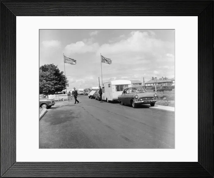 Framed Print : Solway Lido Holiday Centre, Silloth On Solway, Wigton, Cumbria, England, 30th May 1971