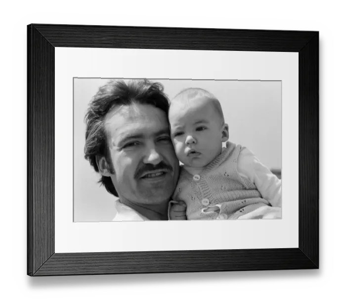 Framed Print : Larry Lamb who starred in the popular television series Fox Framed Print : Larry Lamb who starred in the popular television series Fox
