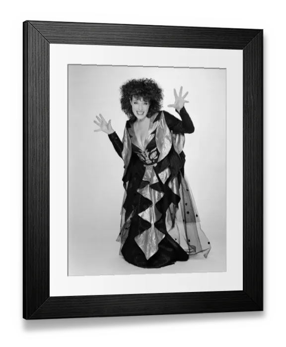 Framed Print : Jill Gascoine. Television actress, best known for her role as Detective Inspector Maggie