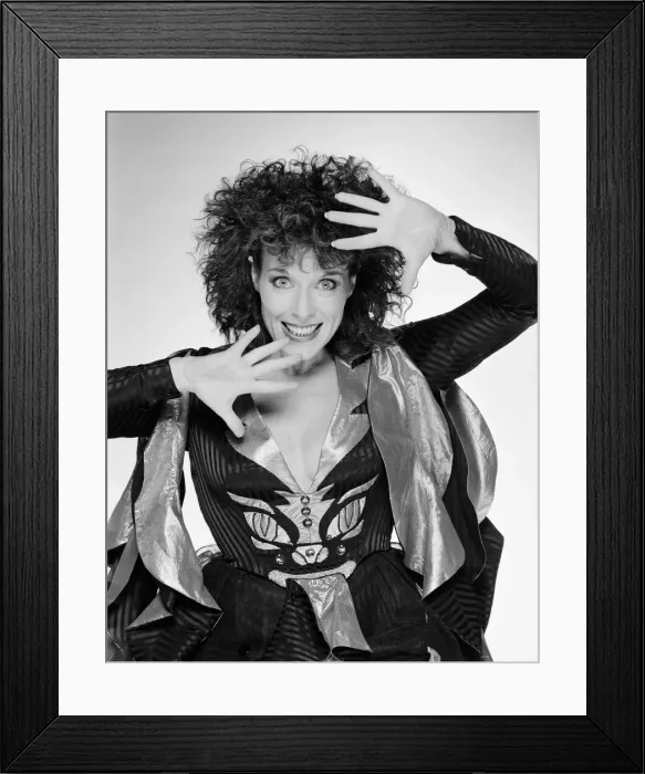 Framed Print : Jill Gascoine. Television actress, best known for her role as Detective Inspector Maggie