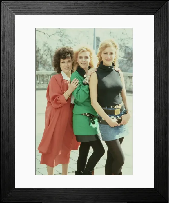 Framed Print : The cast of CATS Eyes. TV Detective series. C. A. T. S Framed Print : The cast of CATS Eyes. TV Detective series. C. A. T. S