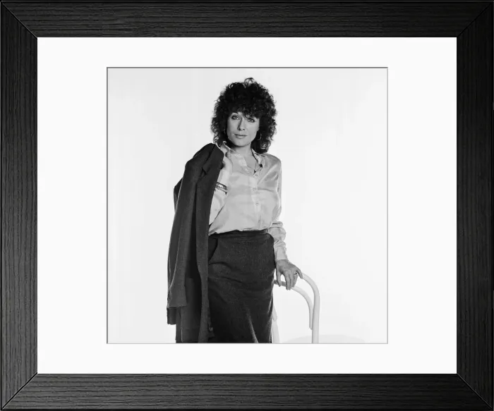 Framed Print : Jill Gascoine, actress and star of the television detective series The Gentle Touch and C Framed Print : Jill Gascoine, actress and star of the television detective series The Gentle Touch and C