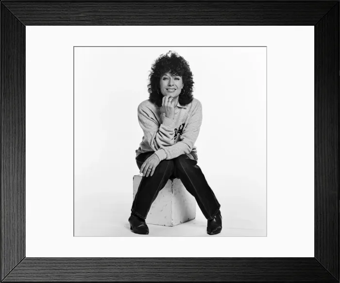 Framed Print : Jill Gascoine, actress and star of the television detective series The Gentle Touch and C Framed Print : Jill Gascoine, actress and star of the television detective series The Gentle Touch and C