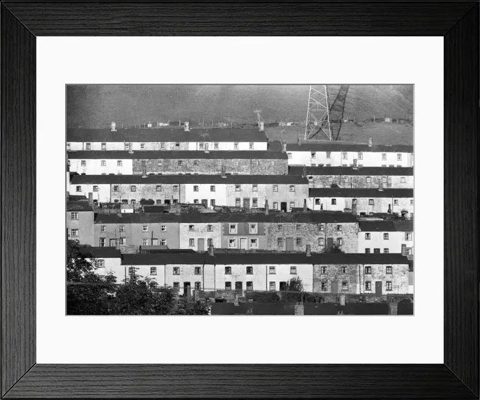Framed Print : Ebbw Vale, Blaenau Gwent, Wales. September 1960 Framed Print : Ebbw Vale, Blaenau Gwent, Wales. September 1960