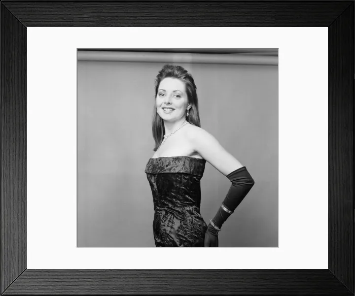 Framed Print : Carol Vorderman, Game Show Co-Host, Studio Pix, 22nd December 1987. Aged 26 years old Framed Print : Carol Vorderman, Game Show Co-Host, Studio Pix, 22nd December 1987. Aged 26 years old