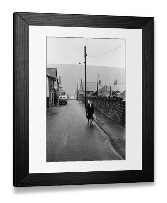 Framed Print : Abertillery, the largest town of the Ebbw Fach valley in what was the historic county of Framed Print : Abertillery, the largest town of the Ebbw Fach valley in what was the historic county of