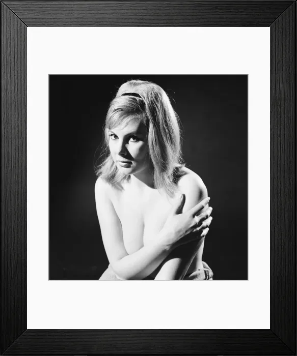 Framed Print : Molly Peters, actress who starred as Nurse Patricia Fearing in 1965 James Bond film