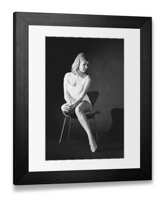 Framed Print : Molly Peters, actress who starred as Nurse Patricia Fearing in 1965 James Bond film