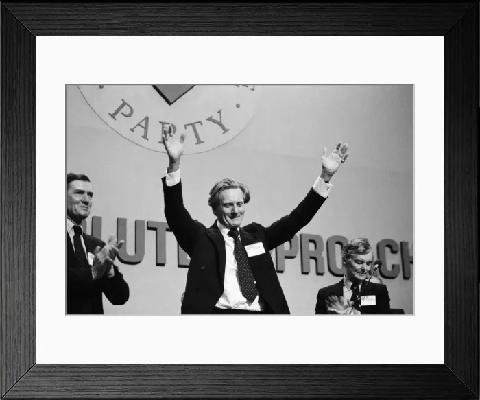 Framed Print : Michael Heseltine, Secretary of State for the Environment Framed Print : Michael Heseltine, Secretary of State for the Environment