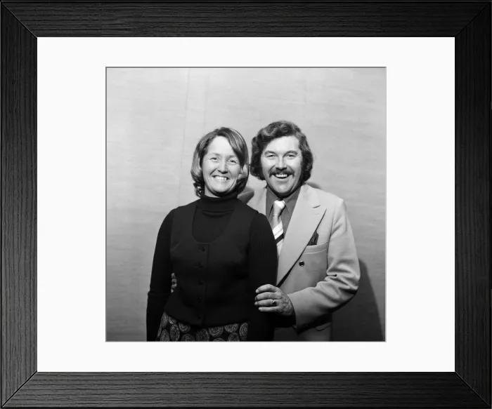 Framed Print : Independent Televisions World of Sport has signed television Framed Print : Independent Televisions World of Sport has signed television