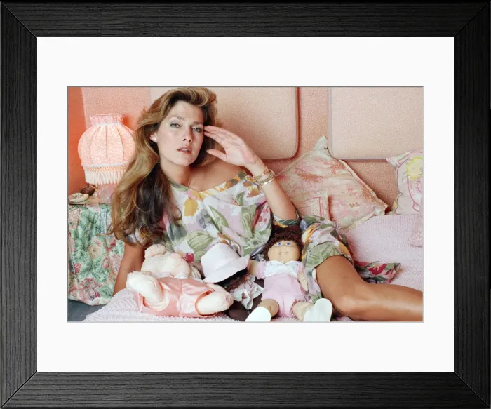 Framed Print : Caroline Tula Cossey, a model who is a transgender women Framed Print : Caroline Tula Cossey, a model who is a transgender women