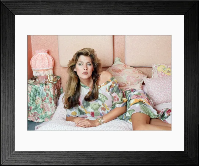Framed Print : Caroline Tula Cossey, a model who is a transgender women Framed Print : Caroline Tula Cossey, a model who is a transgender women